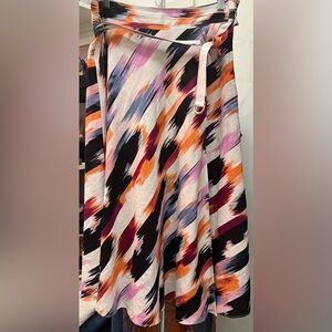 DKNY Multicolor A-Line Skirt